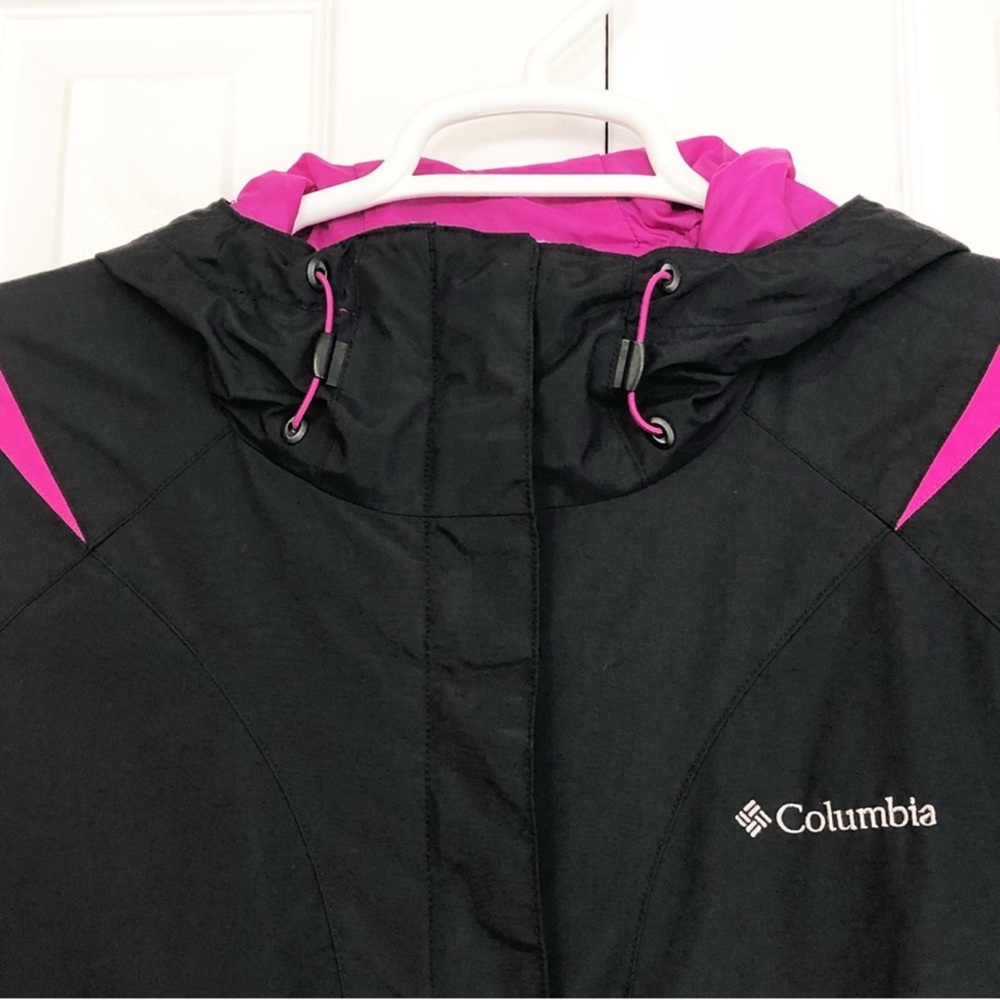Columbia Women's Black & Hot Pink Interchange Jacket Size 1X - Picture 3 of 15